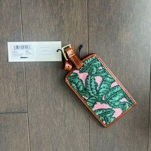 Vineyard Vines Smathers and Branson Banana Leaves Luggage Tag - NWT